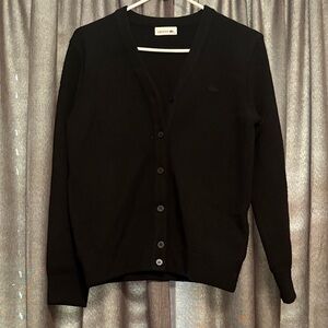Lacoste Women's Classic Black Cardigan, authentic